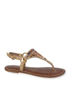 Sam Edelman Greta3 Embroidered Flat Sandals | belk