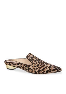 leopard mule sneaker