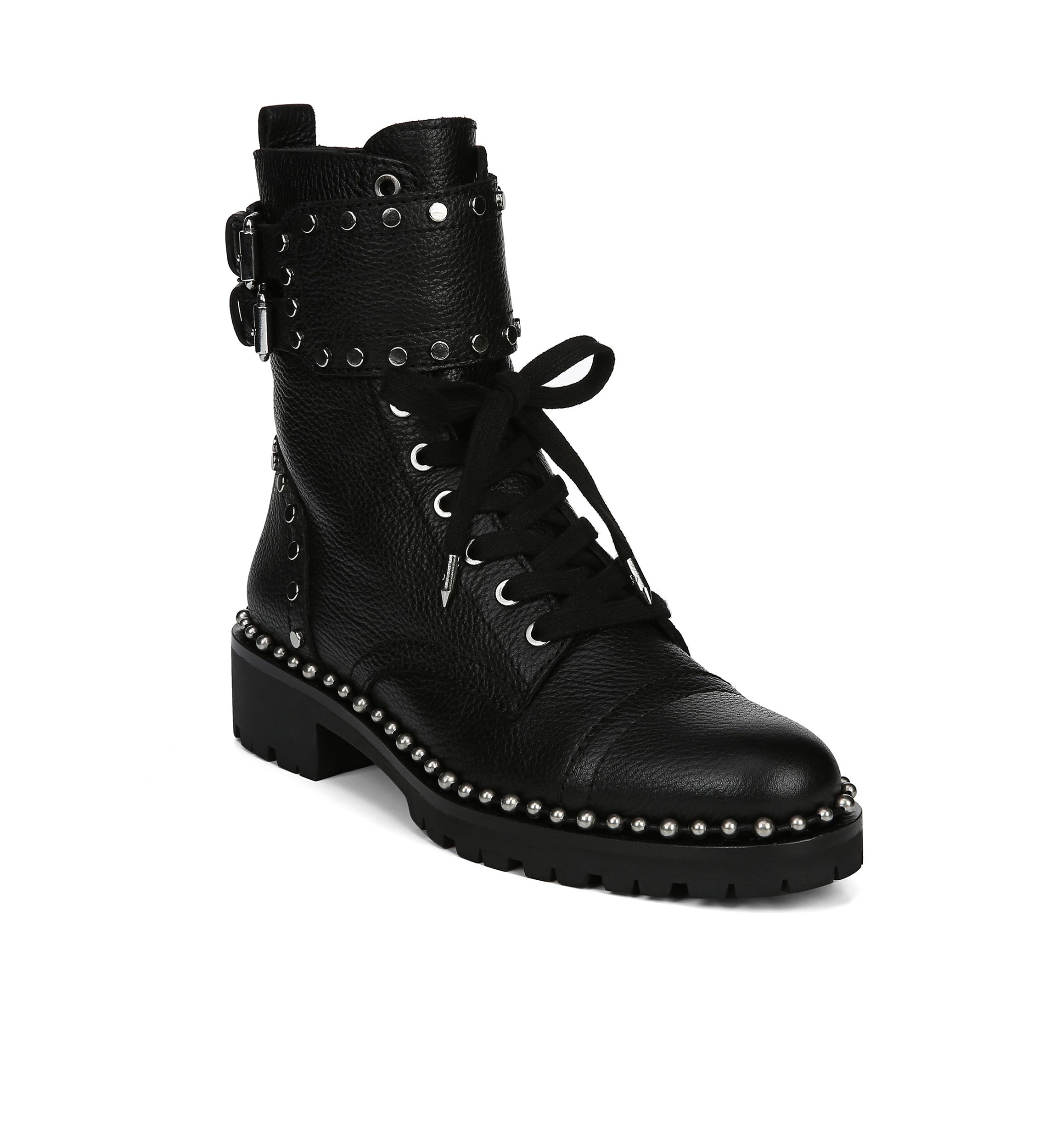 Jennifer Studded Combat Boot
