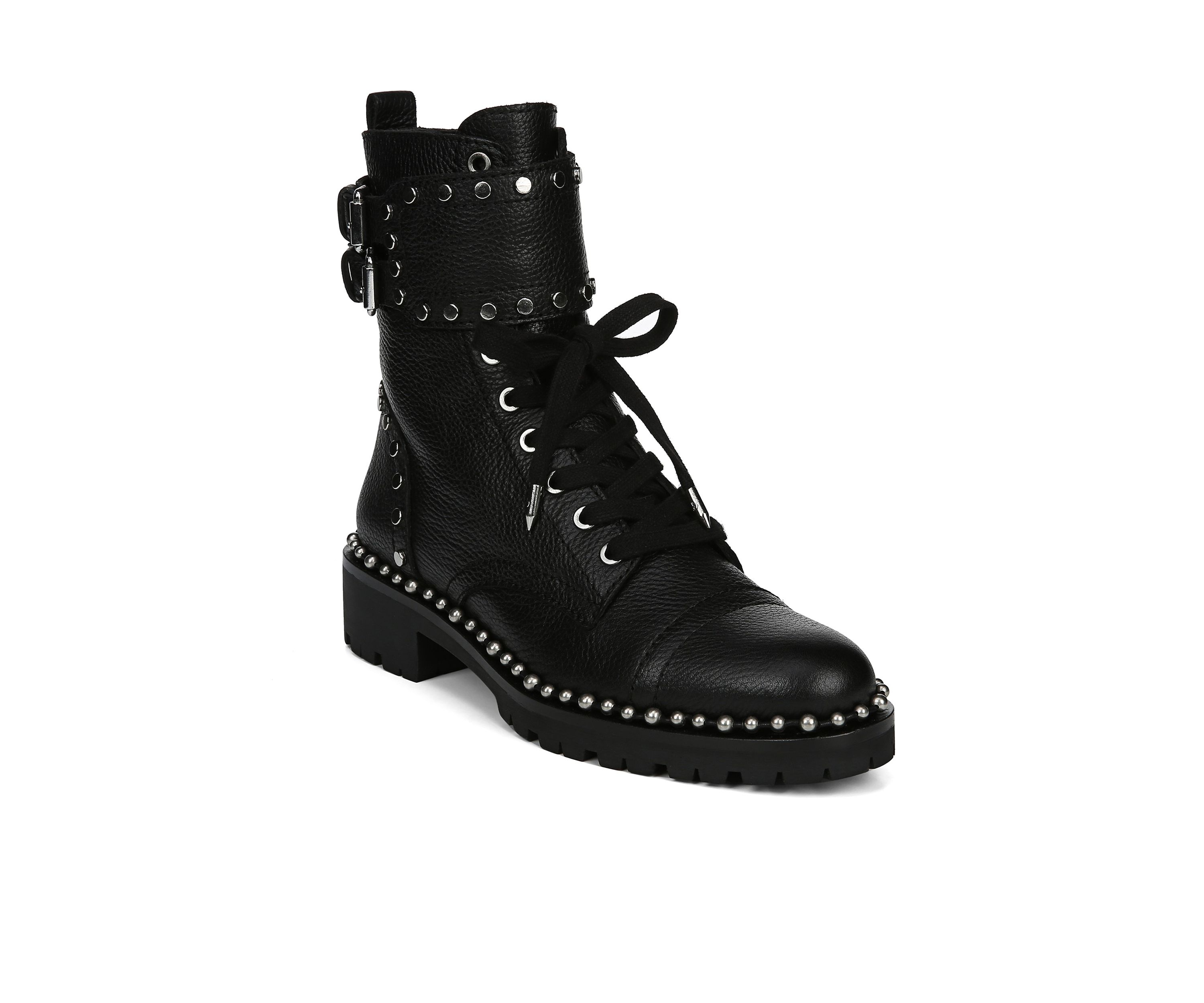 Jennifer Studded Combat Boot