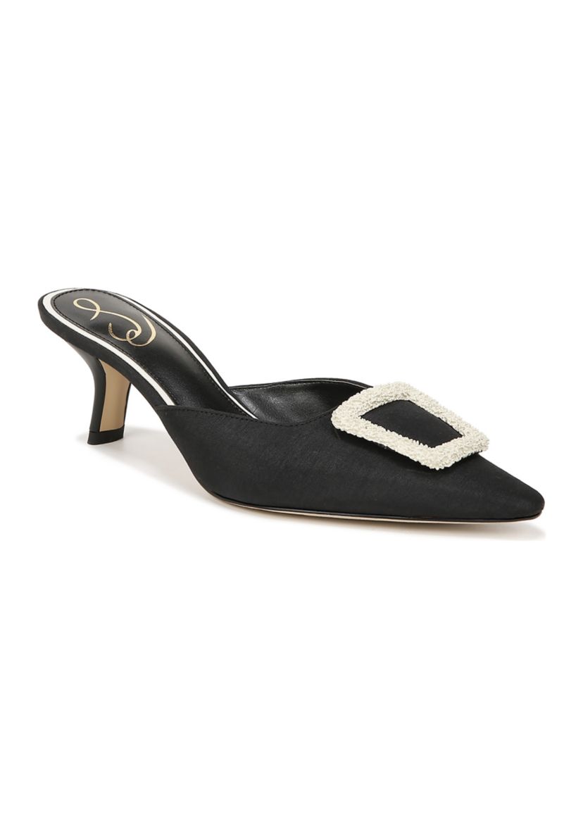 Brit Kitten Heel Mules