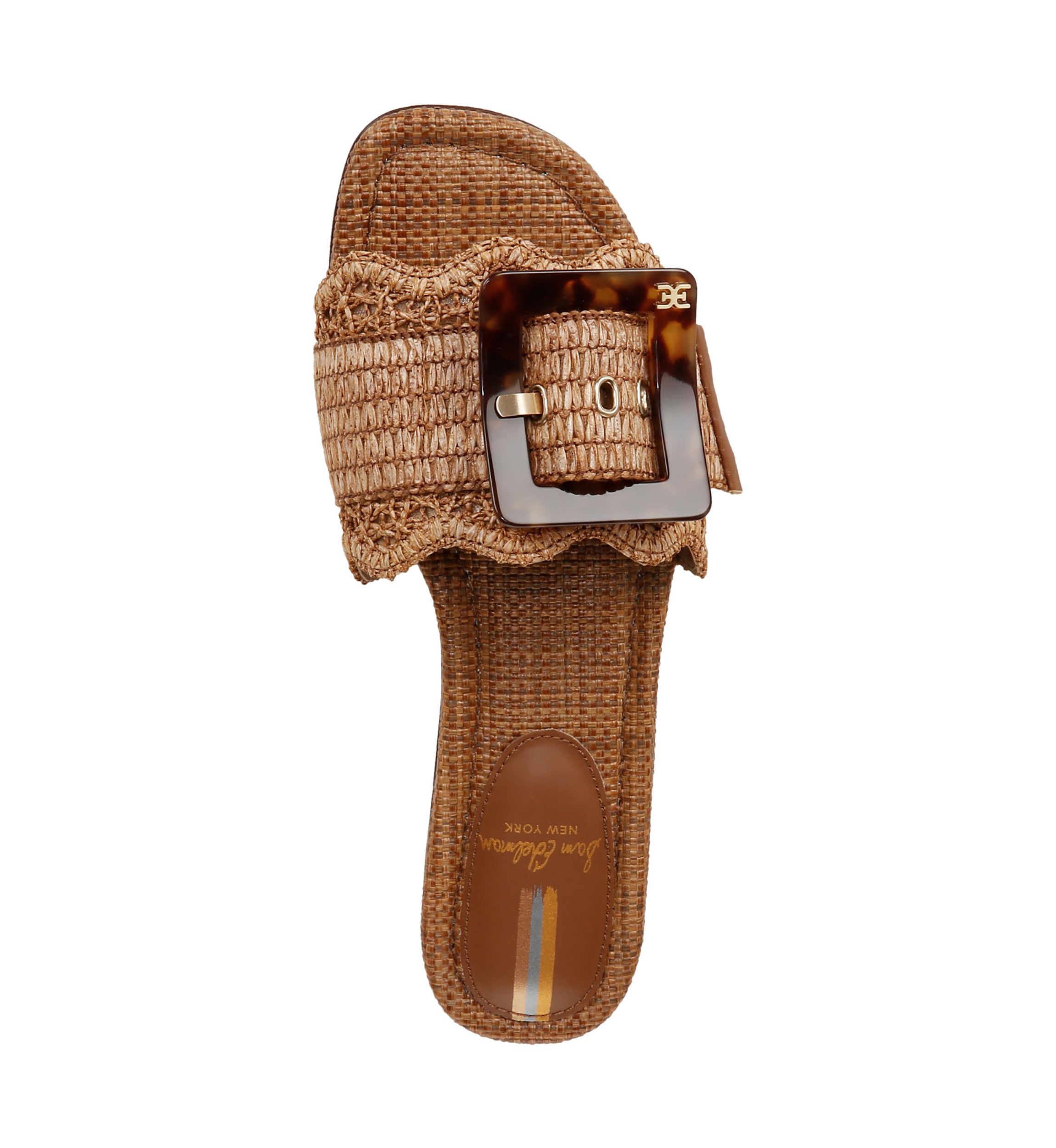 Bambi Raffia Slide Sandals