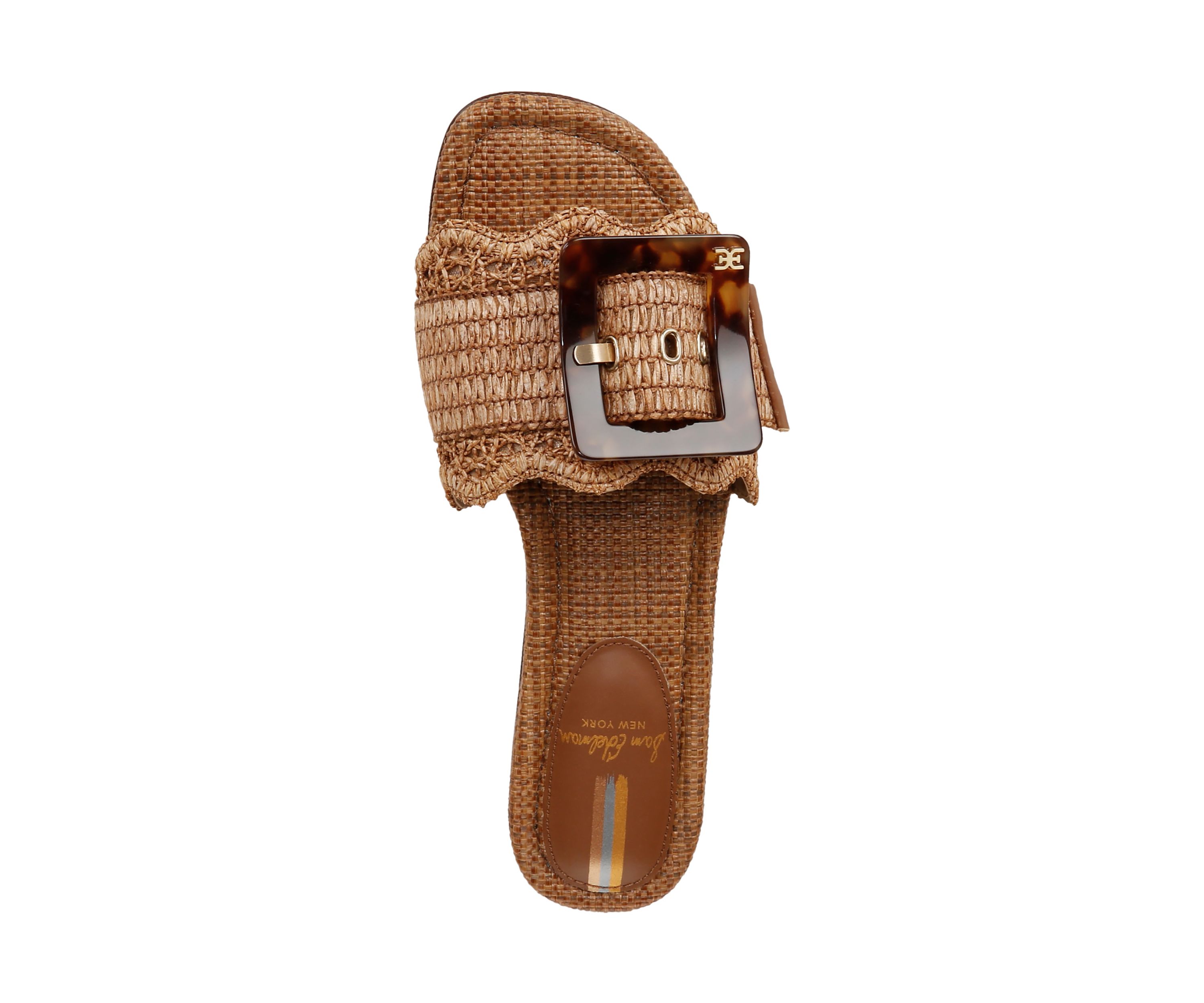 Bambi Raffia Slide Sandals