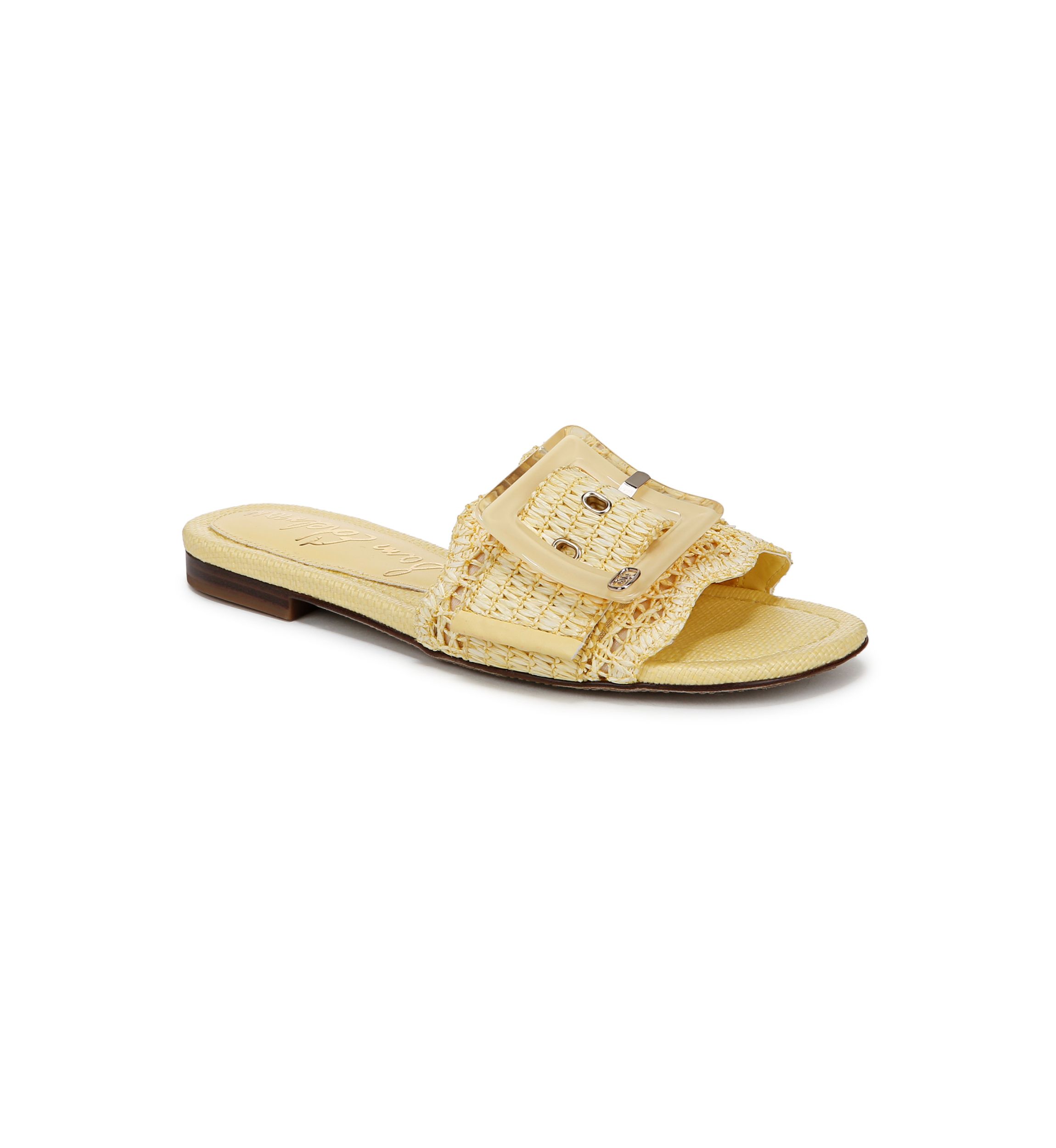 Bambi Raffia Slide Sandals