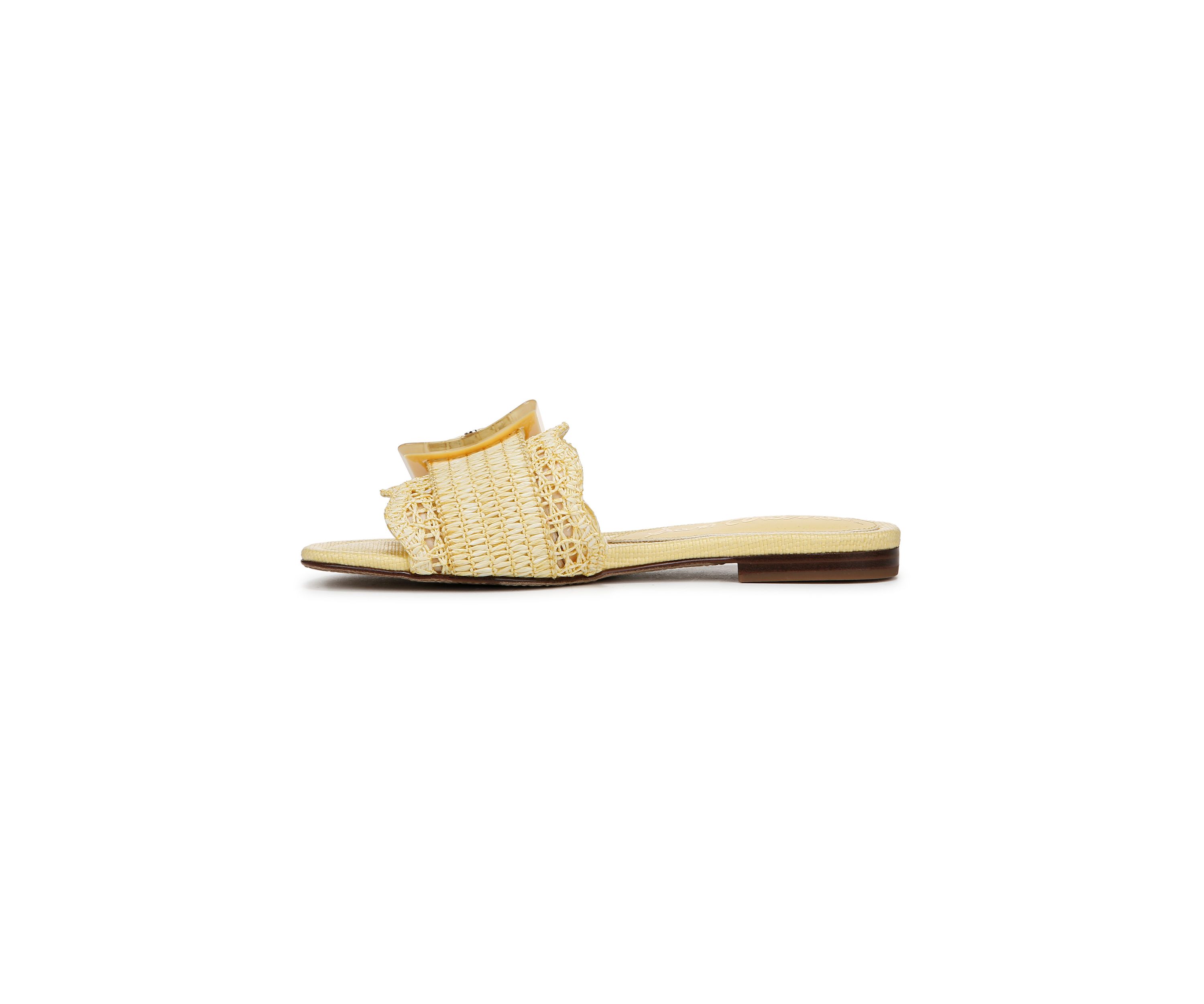 Bambi Raffia Slide Sandals