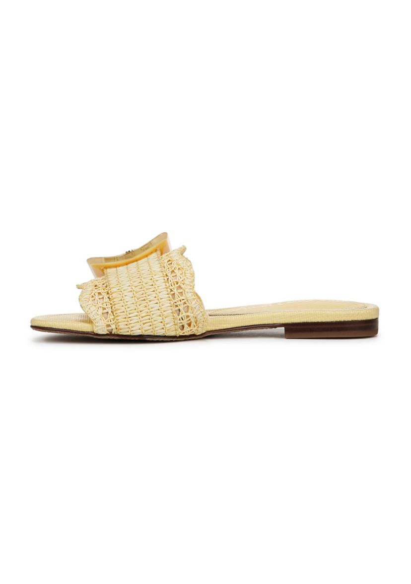 Bambi Raffia Slide Sandals