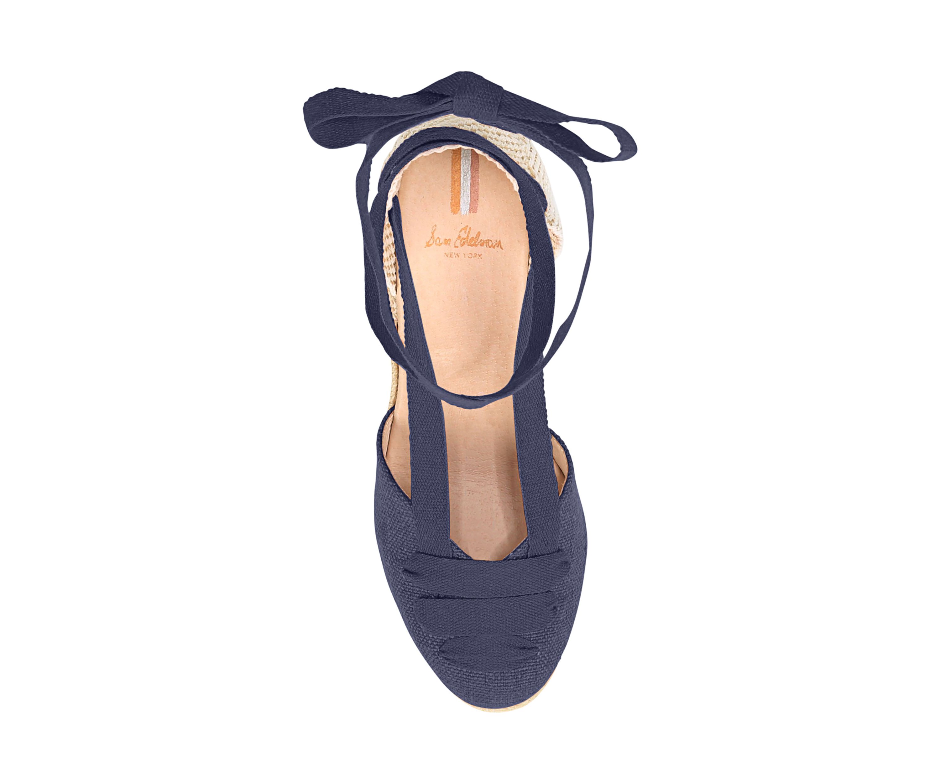 Margherita Ankle Wrap Wedge Sandals