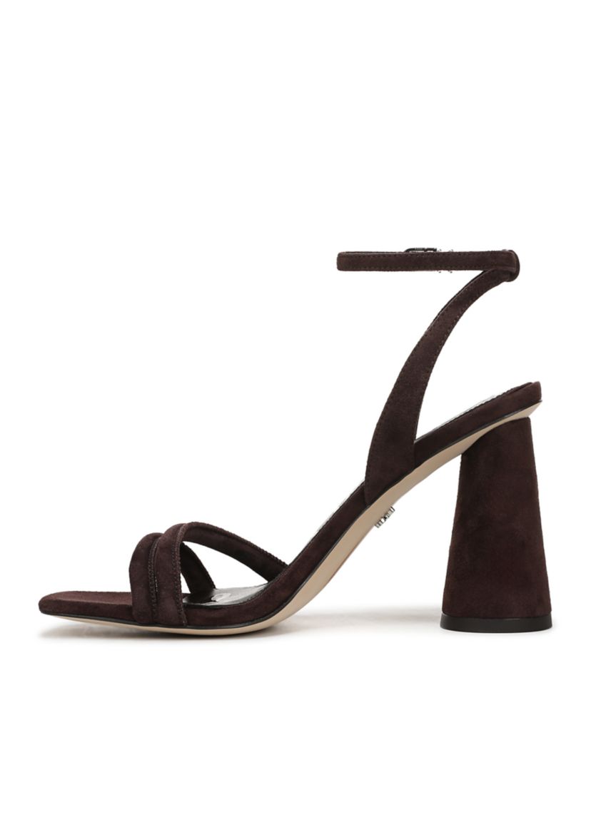 Kia Ankle Strap Block Heel Sandals
