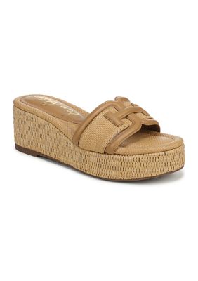 Sam Edelman Women's Pauleena Platform Sandals, Sand, 8.5M