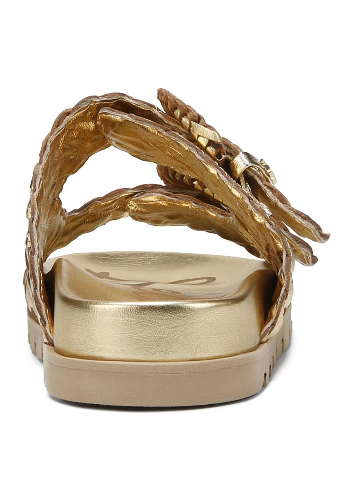 Sam Edelman Sandalo Tiffanie Slide Donna - Avorio Moderno - Suola Imbottita, Fibbia Oversize - Tacco 1 Cm - Taglia 36 EU