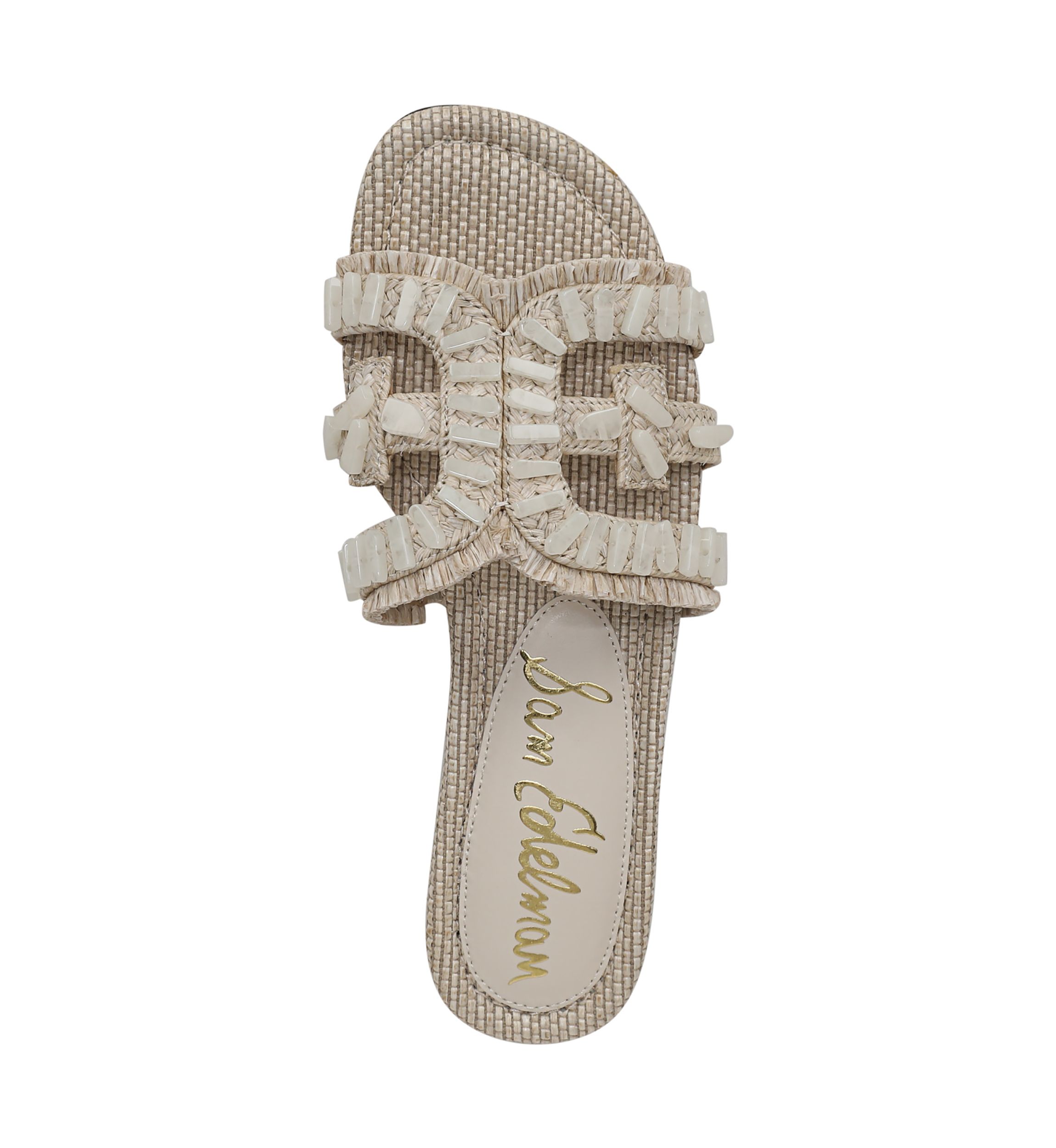 Bay Stone Woven Stone Detail Sandals