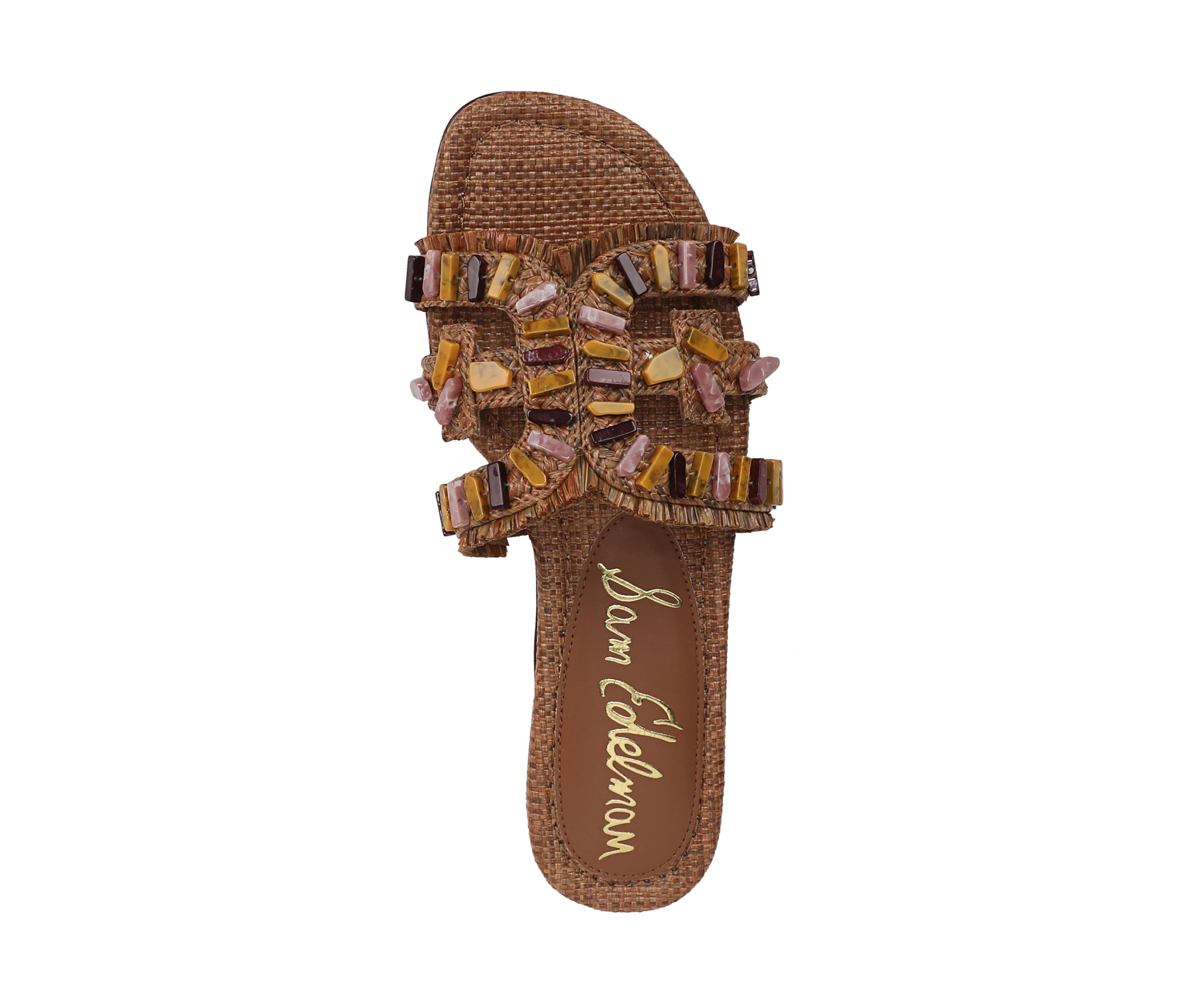 Bay Stone Woven Stone Detail Sandals