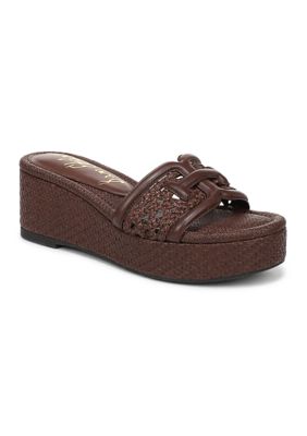 Sam Edelman Women's Pauleena Woven Platform Sandals