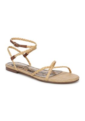 Sam Edelman Women's Ellina Raffia Braid Sandals, 11M