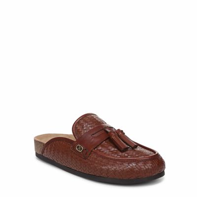 Sam Edelman Women's Astrid Weave Mule, Brown, 7.5M