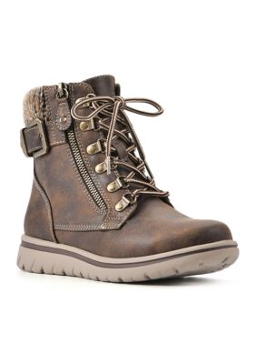 Cliffs by White Mountain Women's Hearty Lace-up Boot, 10M