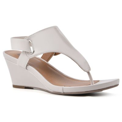 White Mountain Women's All Dres Wedge Sandal, 9.5M