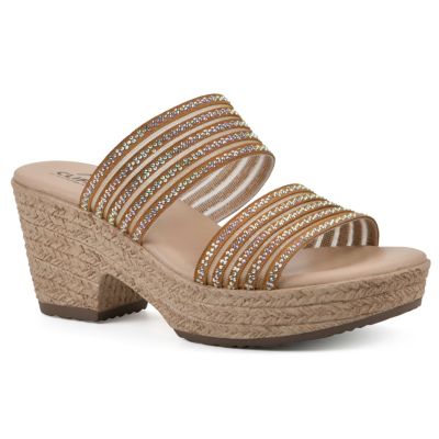 Cliffs by White Mountain Women's Bia Platform Sandal, 6M