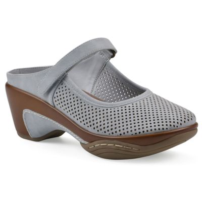 White Mountain Women's Vinto2 Mary Jane Clog, Blue, 11M