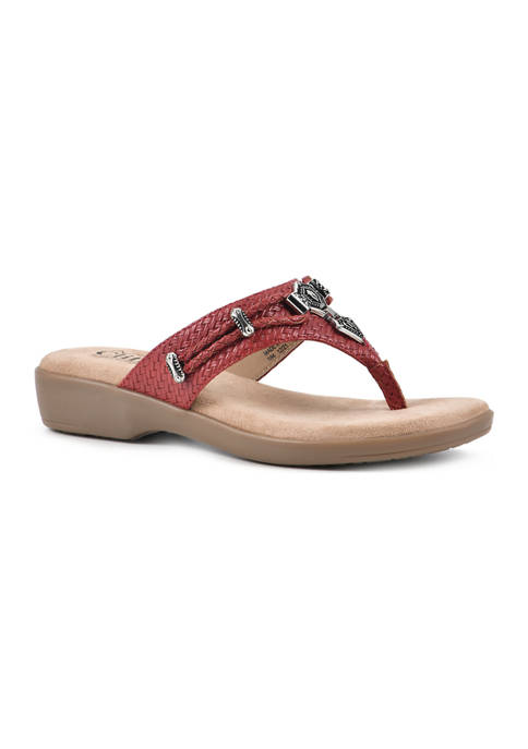 Cliffs by White Mountain Bailee Thong Sandals