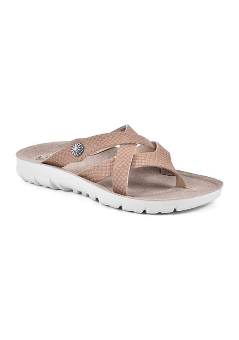 Cliffs by White Mountain Banksy Slide Footbed Sandals