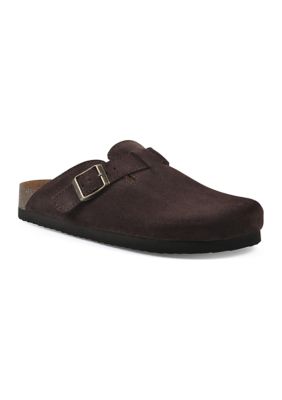 White Mountain Women's Bari Clogs, Brown, 10M