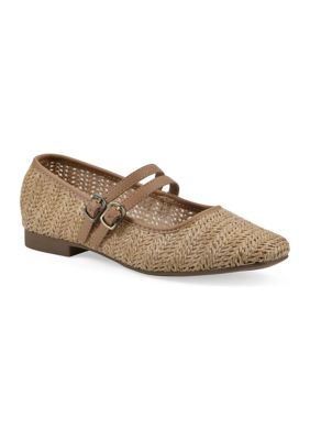 White Mountain Women's Bocage Mary Jane Flats, 7.5M