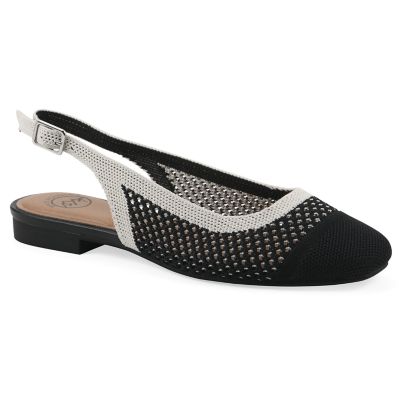 White Mountain Women's Bonie Sling Back Flat