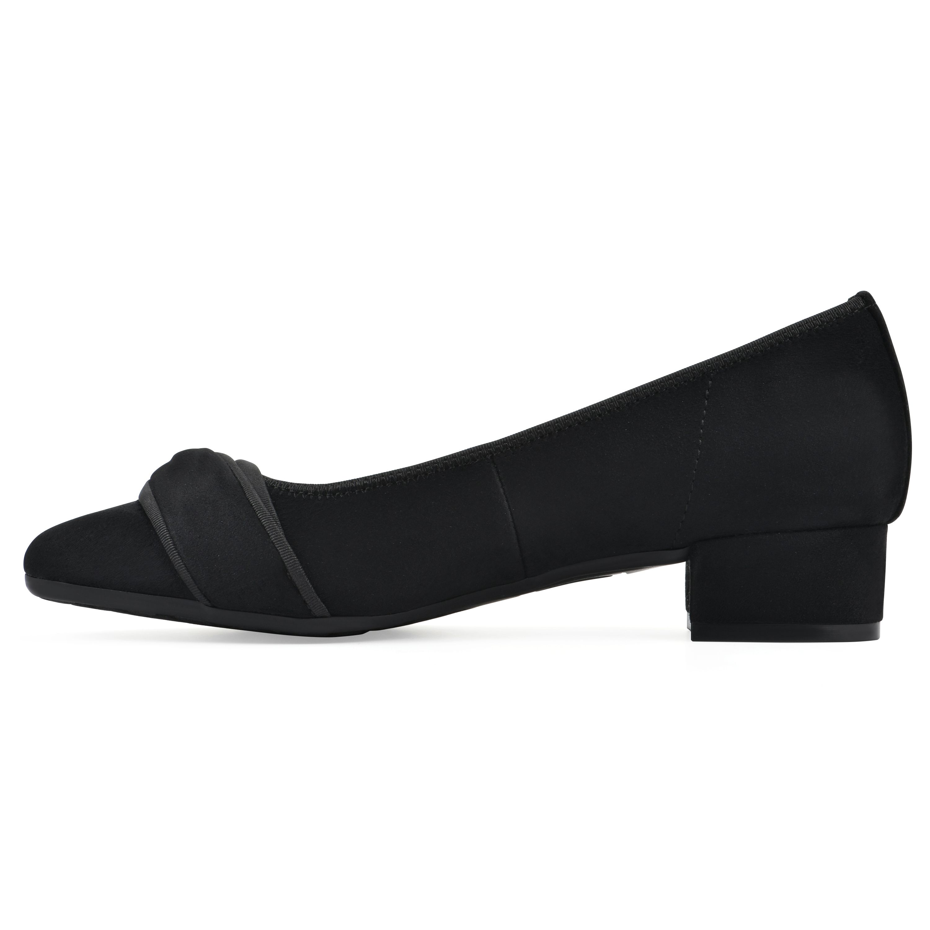 Bordeaux Low Block Heel