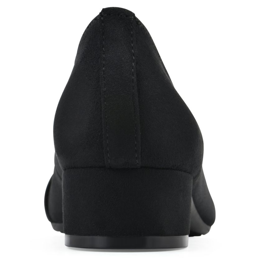 Bordeaux Low Block Heel