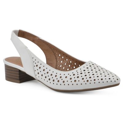 White Mountain Women's Boronic Slingback Heel, 11M