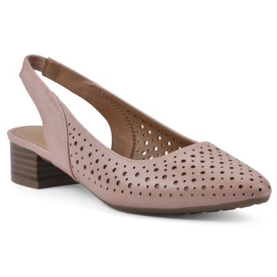 White Mountain Women's Boronic Slingback Heel, 10M