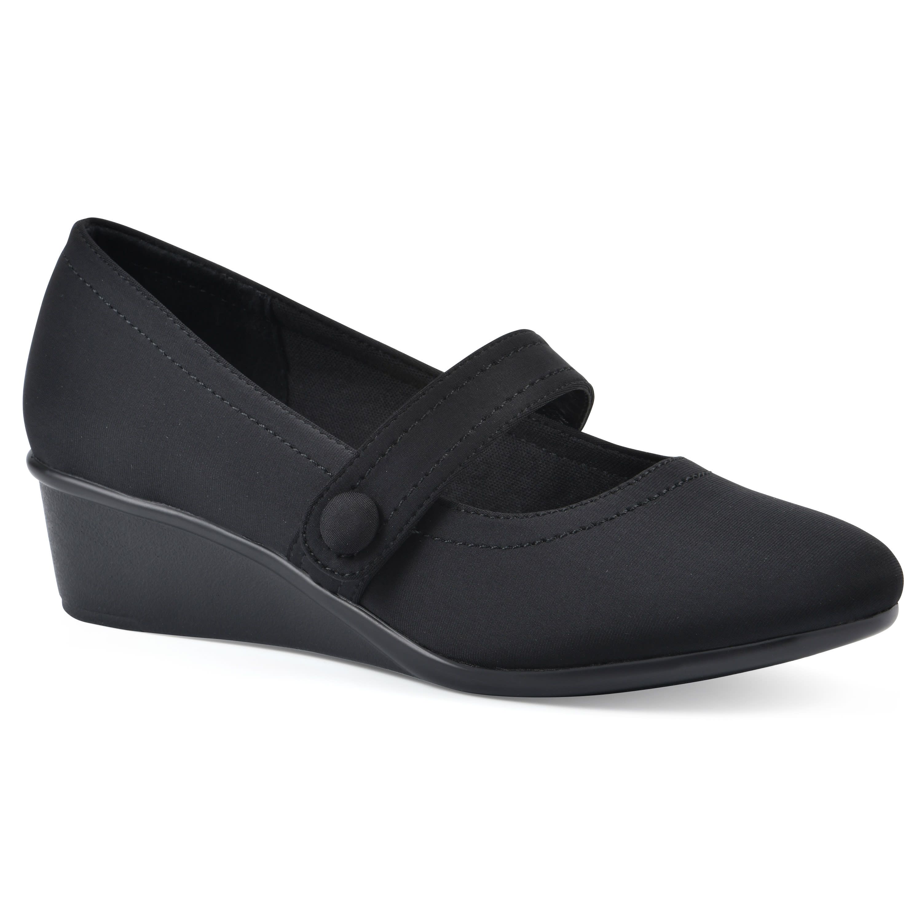 Brightly Mary Jane Wedge - Wide Width
