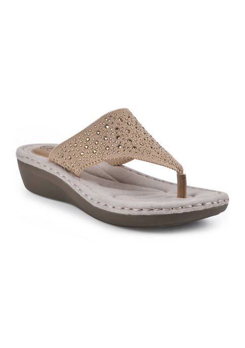 Cliffs by White Mountain Calling Thong Sandals