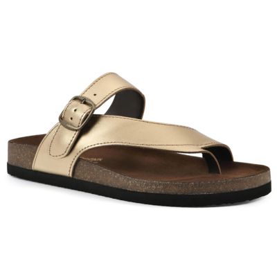 White Mountain Women's Carly Footbeds Sandal, 11M