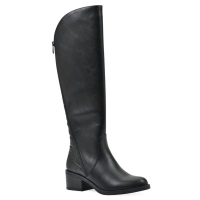 White Mountain Women's Cushaw Tall Shaft Boot, Black, 6.5M