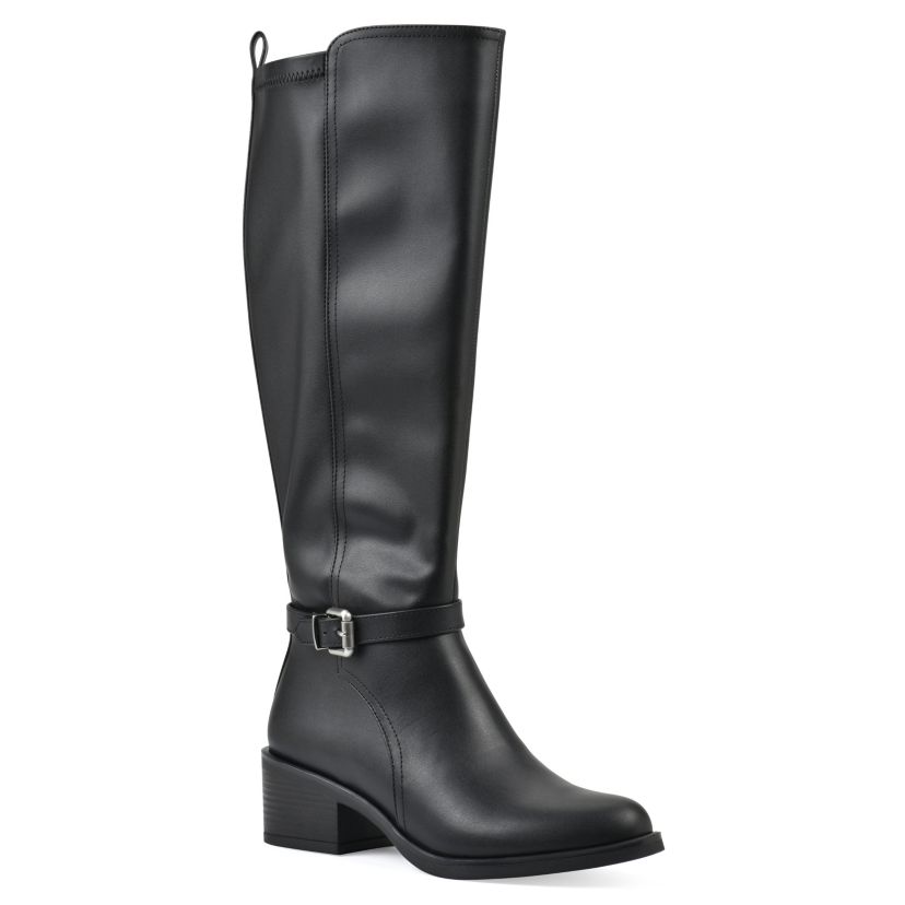 Custard Wide Calf Tall Shaft Riding Boot