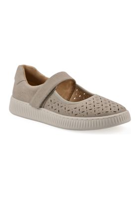 White Mountain Women's Doubles Mary Jane Sneakers, 11M