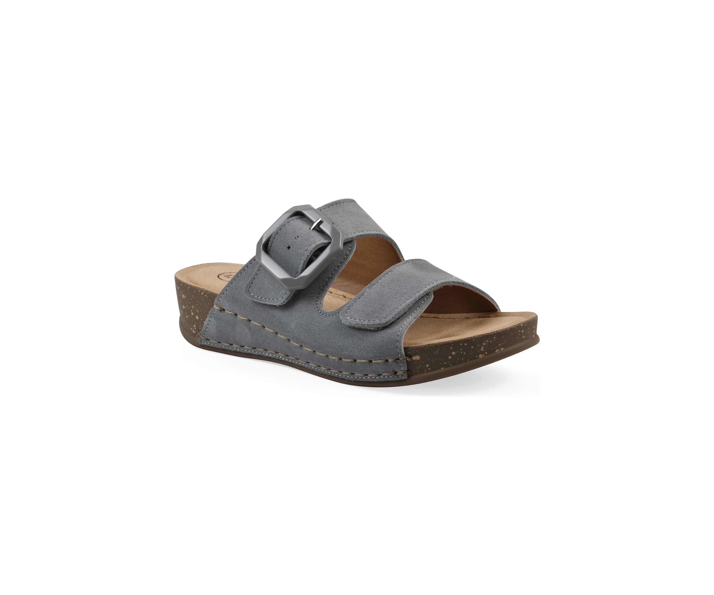 Fearful Slip On Wedge Sandals