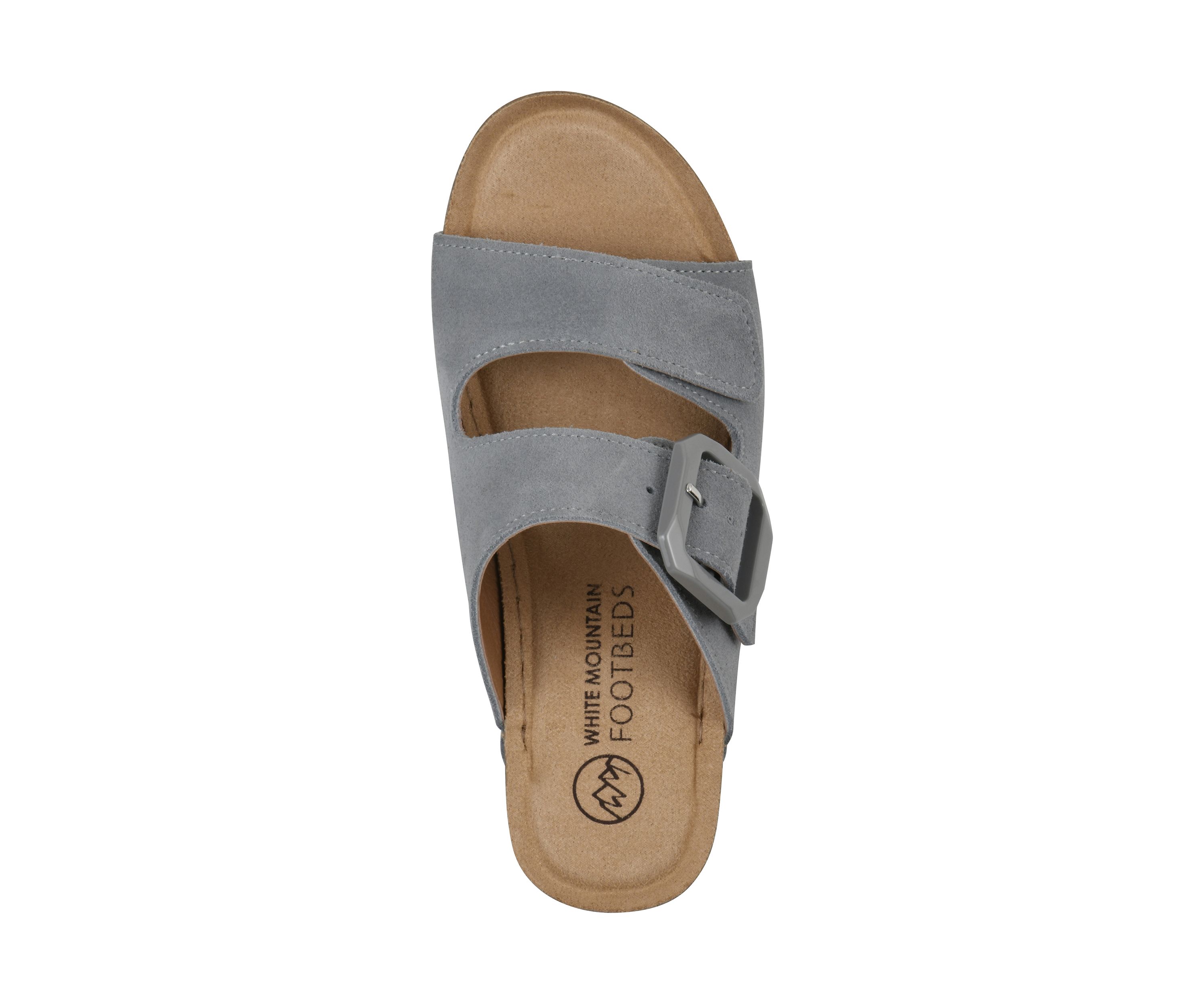 Fearful Slip On Wedge Sandals