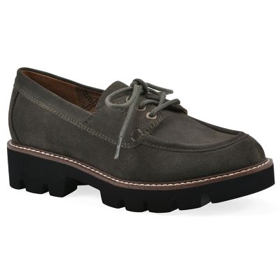 White Mountain Women's Gino Lug Sole Loafer - Wide Width, 8W