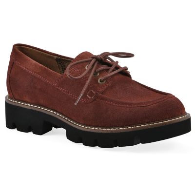 White Mountain Women's Gino Lug Sole Loafer - Wide Width