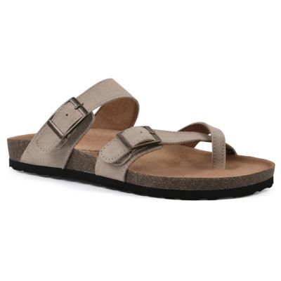 White Mountain Women's Gracie Footbeds Sandal, 9M