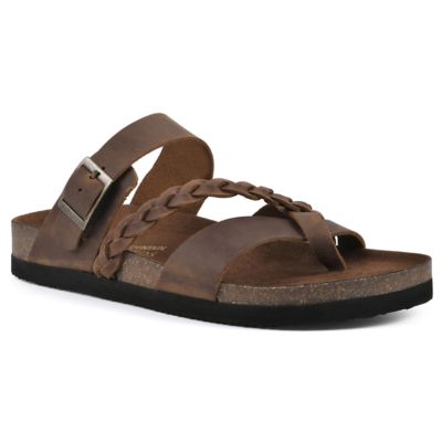 White Mountain Women's Hazy Footbeds Sandal, 7.5M