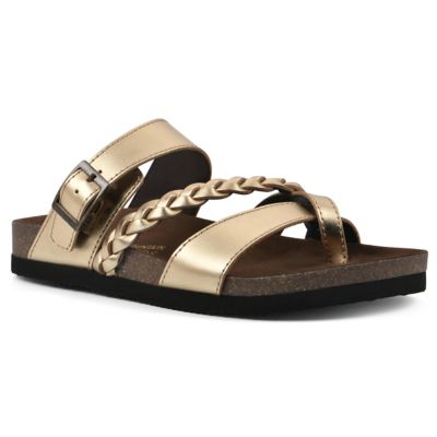White Mountain Women's Hazy Footbeds Sandal, 9.5M