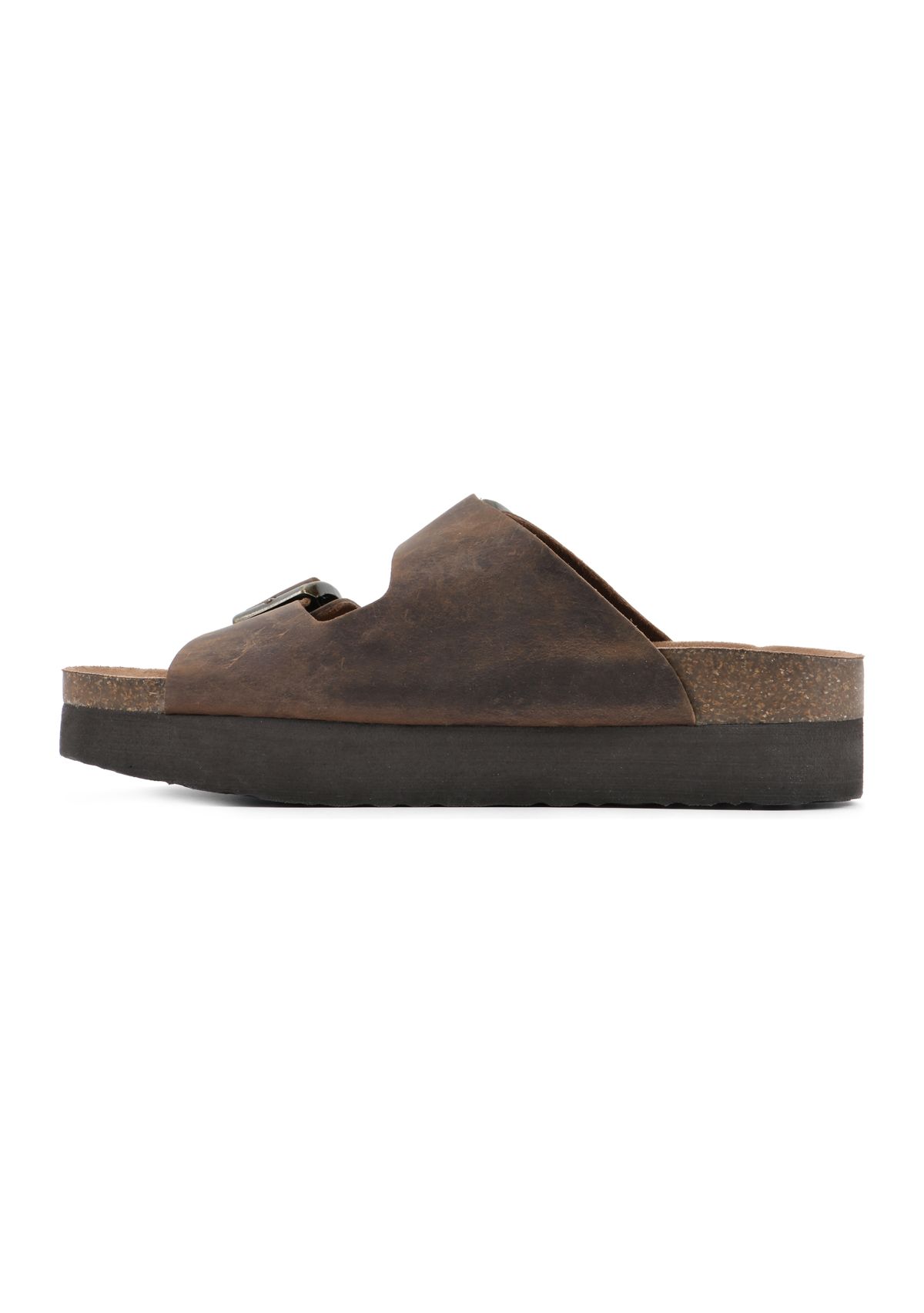 High Flyer Leather Footbed Sandals