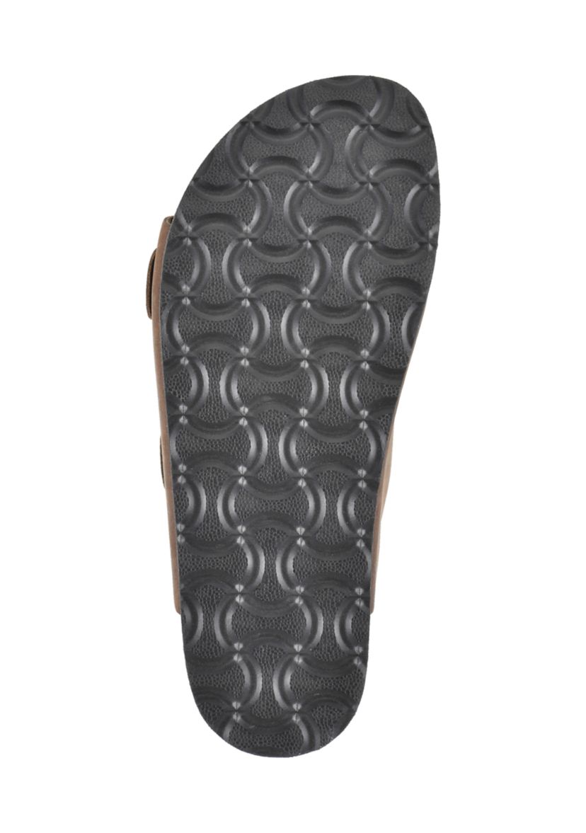 High Flyer Leather Footbed Sandals