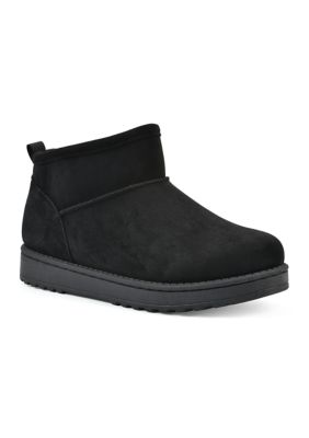 White Mountain Women's Inspa Booties, Black, 7M