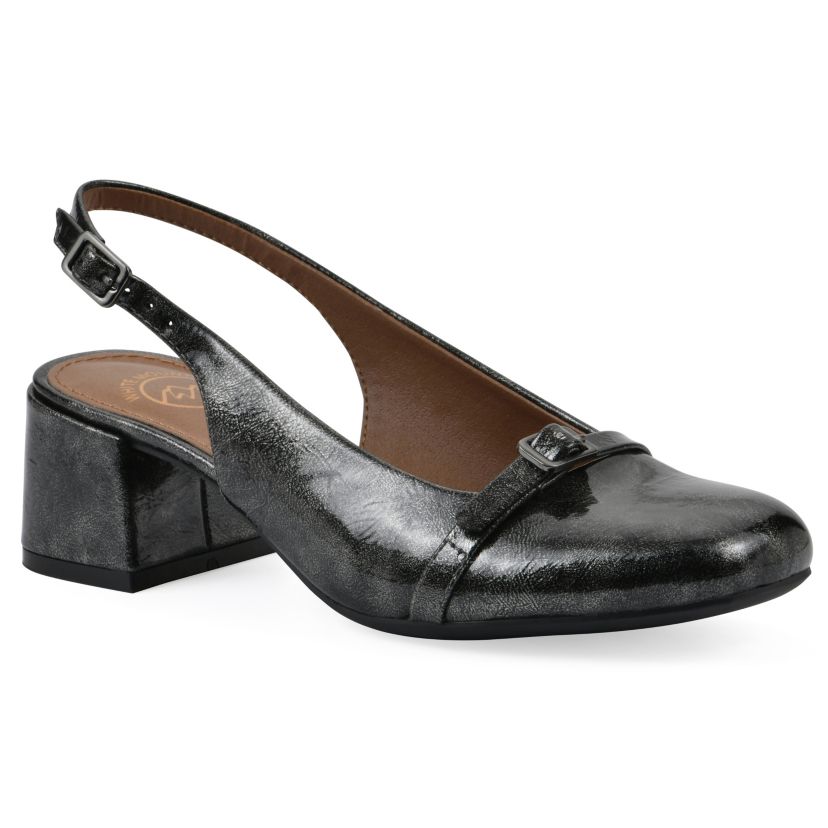 Later Slingback Block Heel