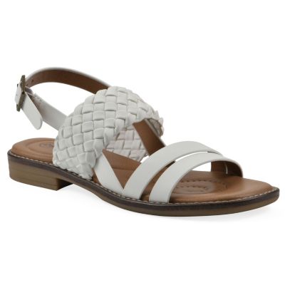 White Mountain Women's Macaroni Backstrap Sandal, 10M